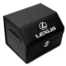 Органайзер саквояж у багажник Lexus 38 x 31 x 29 см Еко-шкіра Чорний 1 шт