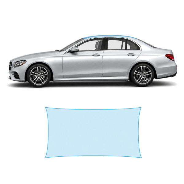 Антигравийная защитная бронепленка по лекалам для Mercedes-Benz E-Class W213 2016-2020 - зона крыши