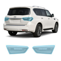 Антигравійна захисна бронеплівка за лекалами для Infiniti QX80 Z62 facelift 2018-2024 - задні ліхтарі стопи
