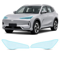 Антигравийная защитная бронепленка по лекалам для Geely Galaxy E5 (EX5) I 2024- оптика (фары и ПТФ)