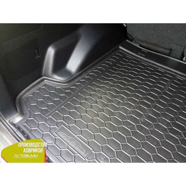 Автомобильный Коврик в багажник для Toyota Land Cruiser Prado 150 2019 5 мест Резино - пластик