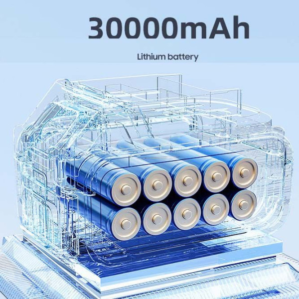Мойка Высокого Давления Аккумуляторная Zhong 888VF 300W 30000mAh (80мин)
