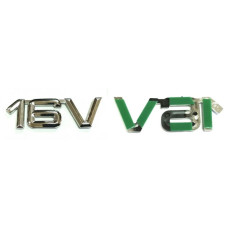 Емблема напис 16 V на багажник 55 x 17 мм