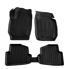 Автомобільні 3D килимки в салон для Skoda Fabia II (5J) 2007-2014 Високий борт