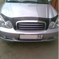 Дефлектор капота мухобойка для Hyundai Sonata (EF) 2001-2004