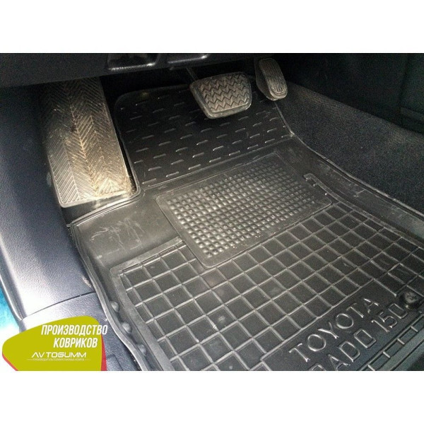 Водительский коврик в салон Toyota Land Cruiser Prado 150 10-/13- (Avto-Gumm)