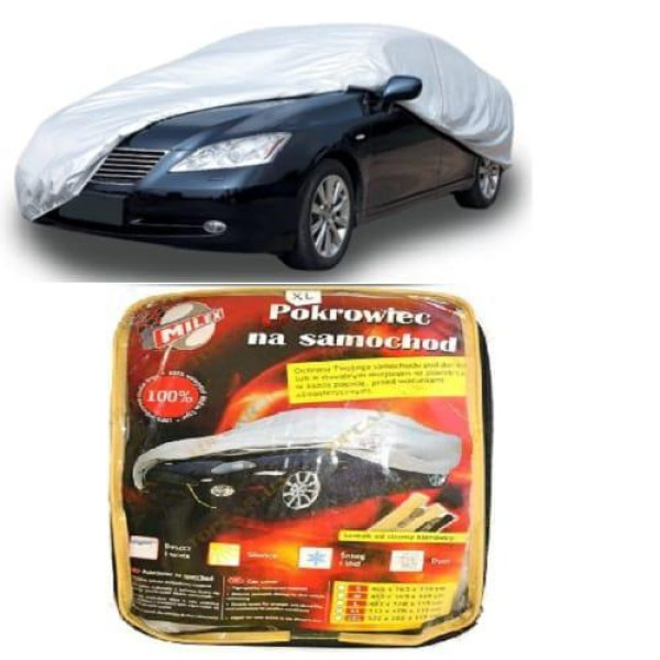 Автомобільний тент для седана Milex Polyester / M 432x165x119 см / кишені під дзеркала замок