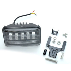 Додаткова LED фара 75W (15W*5) 10-30V / 170x105x80 мм (Yellow 01-75)