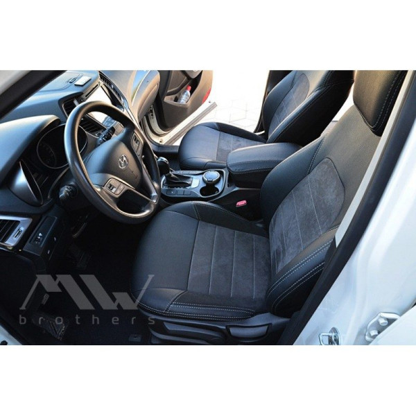 Авточехлы модельные MW Brothers для Hyundai Santa Fe III c 2012