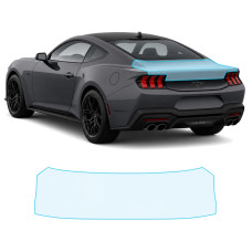 Антигравийная защитная бронепленка по лекалам для Ford Mustang S650 2024- зона крышки багажника