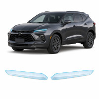 Антигравийная защитная бронепленка по лекалам для Chevrolet Blazer III facelift 2023-2025 - оптика (фары и ПТФ)