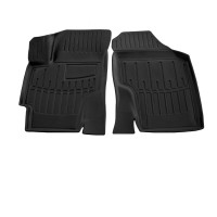 Передние 3D коврики для Hyundai Accent (MC) 2006-2010 / Высокий борт