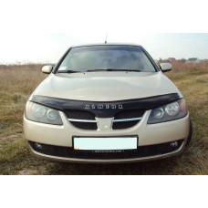 Дефлектор капота мухобойка Nissan Almera (N16) 2000-2006