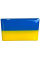 Наклейка Силиконовая Объемная Флаг Украины 45 x 30 мм 1 шт