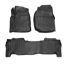 Комплект 3D ковриков в салон Lexus LX (UZJ100) (1998-2007) 3 шт