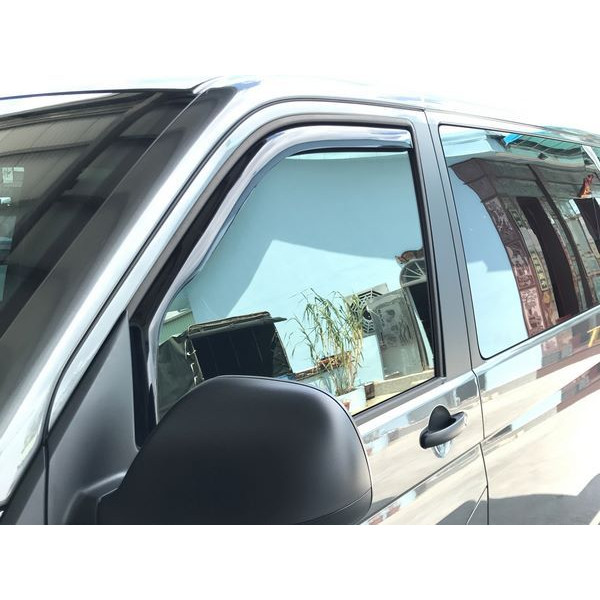 Дефлектори вікон вітровики HIC для Volkswagen T5- T6 2003- вставні Оригінал (VW02-IN)