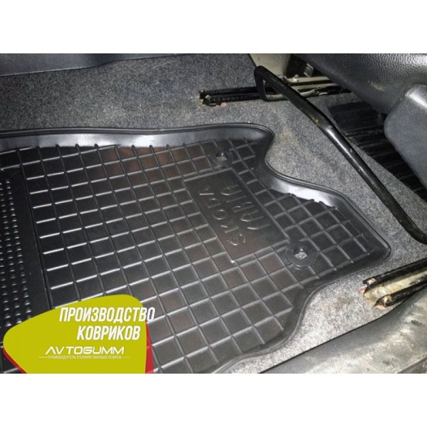 Водійський коврик в салон Skoda Fabia 2000- (Avto-Gumm)