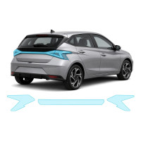 Антигравійна захисна бронеплівка за лекалами для Hyundai i20 III 2020- задні ліхтарі стопи