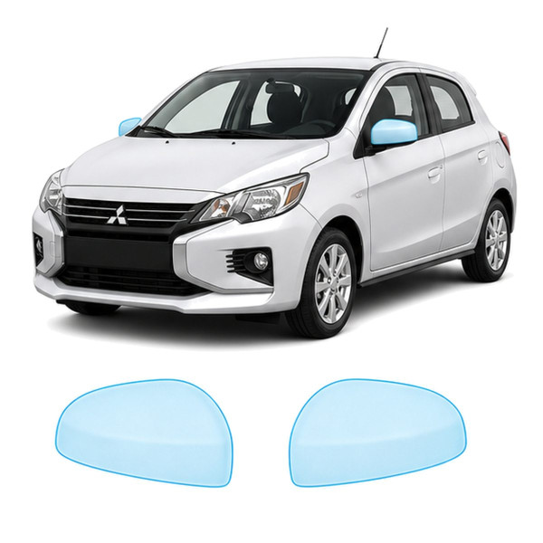 Антигравийная защитная бронепленка по лекалам для Mitsubishi Colt/Space Star VII facelift 2016-2023 - зеркала