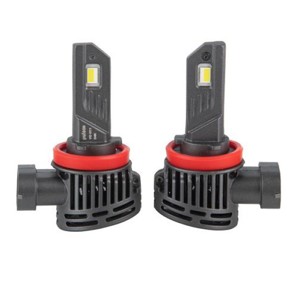 LED лампи для авто Pulso H8 H9 H11 H16 LED-chips Flip chip 9-16V 2*50W 6000Lm 6500K