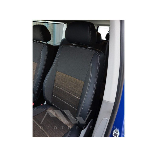 Авточехлы модельные MW Brothers для Volkswagen T 6 Caravelle ( 8 - 9 мест ) c 2011