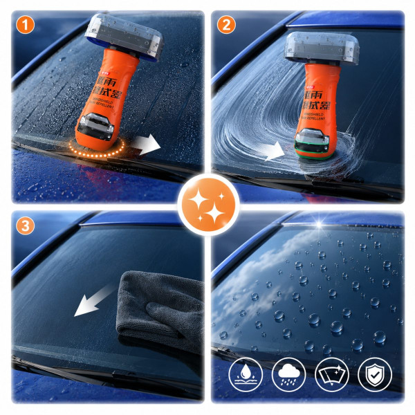 Антидождь 100 мл BOLIJING С Губкой Windshield Rain Repellent (FH084-1)