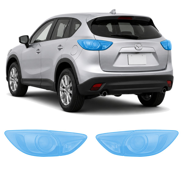 Антигравійна захисна бронеплівка за лекалами для Mazda CX-5 KE facelift 2015-2017 - задні ліхтарі стопи
