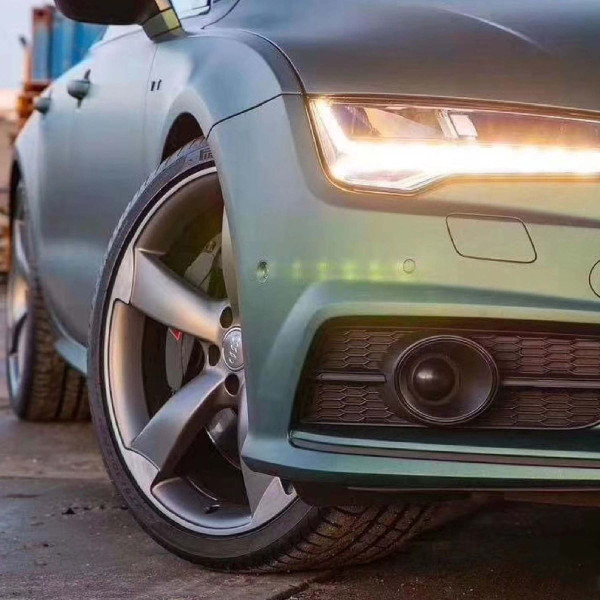 Автомобільна Вінілова Плівка ПВХ Super Matte Satin Army Green 1.52 Метра х 1 Метр 160 мікрон (CL-MS-11)
