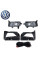 Противотуманные фары для Volkswagen Polo 6 2017- H8-12V 35W +LED-6W / 6W FOG+DRL+TURN с проводкой Комплект 3в1 (VW-0810)