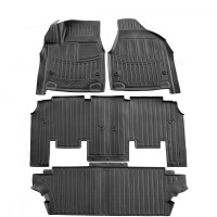 Комплект 3D ковриков в салон Chrysler Pacifica II (RU) (2016-...) (7 Seats) Крайслер
