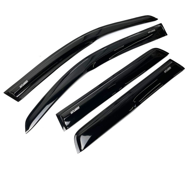 Дефлектори вікон вітровики Acrylic для Mitsubishi Outlander 2012-2020 Гнучкі