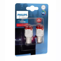 Светодиод 12V цок.BAY15s P21 / 5 LED Philips 11499U30RB2 Red Ultiton Pro3000 2шт