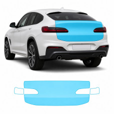 Антигравийная защитная бронепленка по лекалам для BMW X4 G02 2018-2021 - зона крышки багажника