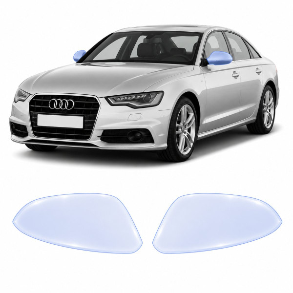 Антигравийная защитная бронепленка по лекалам для Audi A6 C7 2011-2018 - зеркала