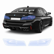 Антигравийная защитная бронепленка по лекалам для BMW M5 F90 2017-2023 - задние фонари стопы