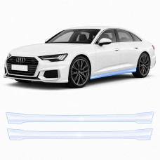 Антигравійна захисна бронеплівка за лекалами для Audi A6 C9 2025- нижня зона кузова