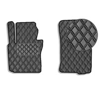 Килимки у салон передні для Volkswagen Jetta V 2005-2010 Екошкіра с подпятником 2 шт (Rombus)