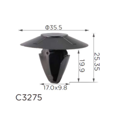 Клипса для обшивки Renault (7703077470, 10945) (C3275)
