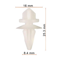 Клипса крепления молдинга Mitsubishi MB846992 C0258