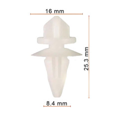 Клипса крепления молдинга Mitsubishi MB846992 C0258