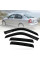 Дефлекторы окон ветровики Skoda Octavia A5 Liftback 2004-2013 Скотч 3M Voron Glass
