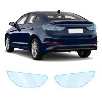 Антигравийная защитная бронепленка по лекалам для Hyundai Elantra AD 2015-2018 - задние фонари стопы