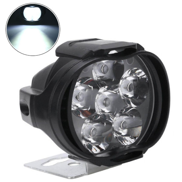 Додаткова LED фара 12V 10W 50x55x95 мм Дальнє 1Wx6 6 Led (JP020/19)