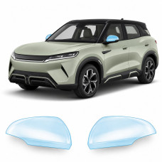 Антигравийная защитная бронепленка по лекалам для BYD Yuan Up (Atto 2) I 2024- зеркала