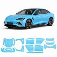 Антигравийная защитная бронепленка по лекалам для BYD Seal I 2022-2024 - полный кузов