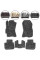 Ворсовые коврики для Subaru Outback IV 2009-2014 с подпятником 5 шт (Magnum)