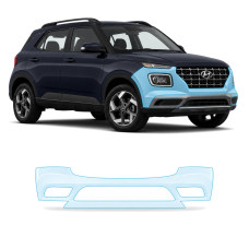 Антигравійна захисна бронеплівка за лекалами для Hyundai Venue I 2019- передній бампер