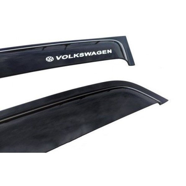 Дефлекторы окон ветровики Volkswagen Golf 5 Хэтчбек 2003-2009 Скотч 3M Voron Glass