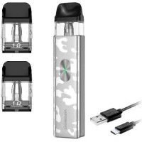 Багаторазовий Pod-Набір Vaporesso Xros 4 Mini 1000mAh 2 мл (Картриджів 1 ОМ 3 шт) Camo Silver Камо Сірий