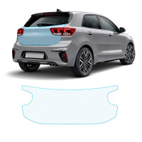 Антигравийная защитная бронепленка по лекалам для Kia Rio YB facelift 2020-2023 - зона крышки багажника